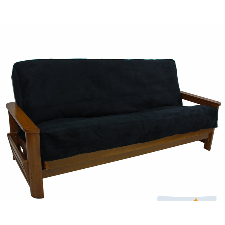 Blazing Needles Box Cushion Futon Slipcover Wayfair